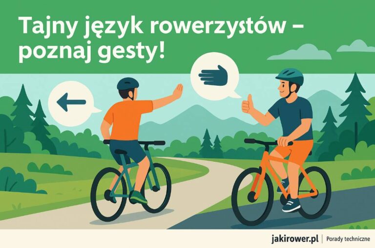 Gesty rowerzystów – tajny język na dwóch kółkach, czy warto go znać?