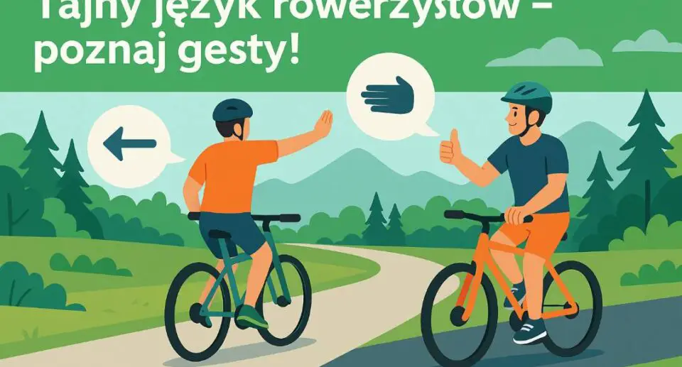 Gesty rowerzystów – tajny język na dwóch kółkach, czy warto go znać?